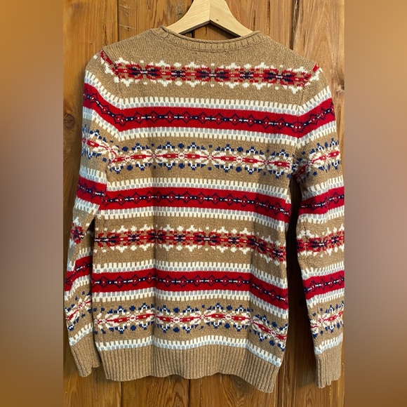 Land’s End Cozy Christmas Fair Isle Sweater - Picture 2 of 4